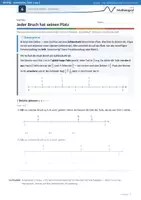 Vorschau - Arbeitsblätter - Übungsserie Brüche auf dem Zahlenstrahl (Kl. 6) – 3 Blätter mit Lösungen - Seite 3
