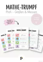 Vorschau - Spiele - Mathe-Trumpf | Profi - Größen & Messen - Deckblatt