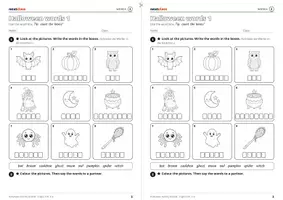 Vorschau - Arbeitsblätter - Halloween Englisch Activity Booklet – Arbeitsheft mit Lösungen | Wortschatz, Lesen, Grammatik, Schreiben | Klasse 5–6 - Seite 3