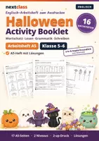 Vorschau - Arbeitsblätter - Halloween Englisch Activity Booklet – Arbeitsheft mit Lösungen | Wortschatz, Lesen, Grammatik, Schreiben | Klasse 5–6 - Deckblatt