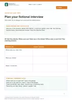 Vorschau - Stundenentwürfe - MORE! 1 Unit 12 (LP 2023) • ENGLIVA WRITE: The birthday cake – Geführtes Schreiben (Interview) - Seite 1