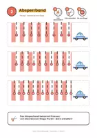 Vorschau - Arbeitsblätter - Schneideübungen Polizei | 15 Vorlagen & Bastelvorlage Polizeiauto | Feinmotorik, Förderschule & Grundschule - Seite 3