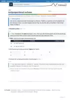 Vorschau - Arbeitsblätter - Übungsserie Antiproportionale Zuordnungen (Kl. 7) – 3 Blätter mit Lösungen - Seite 3