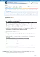 Vorschau - Arbeitsblätter - Proportionale Zuordnungen – Vertiefen (Kl. 7) – Arbeitsblatt mit Lösungen - Seite 2