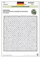 Vorschau - Unterrichtsreihen - Deutschland: Steckbrief Bundesländer Deutschland Materialpaket Bundesländer Deutschland #demokratiestärken - Seite 1