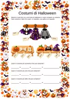 anteprima - Esercizi - Matematica di Halloween – 1ª e 2ª media – Livello facile - Pagina 1