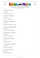 Vorschau - Arbeitsblätter - Zahlen mit Malen Winter Materialpaket – 6 Hefte | Zahlenraum 100 | Mathe | 36 Rechenausmalbilder & 48 Rechengeschichten | Mit Lösungen - Seite 1