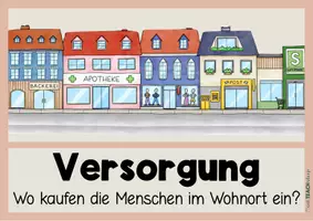 Vorschau - Arbeitsblätter - Leben in der Stadt / Gemeinde - Komplettpaket - Seite 2