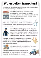 Vorschau - Arbeitsblätter - Leben in der Stadt - Arbeiten / Arbeitsplätze / Berufe - Seite 1