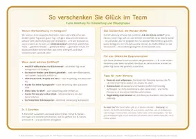 Vorschau - Lehrpläne/Lehrermaterial - Glückszertifikate fürs Kollegium – Wertschätzung im Team - Seite 2