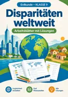 Vorschau - Arbeitsblätter - Disparitäten weltweit Arbeitsblätter Klasse 9 - Deckblatt