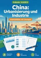 Vorschau - Arbeitsblätter - Asien, Amerika Erdkunde, Paket mit 12 Materialien, Klasse 8 - Seite 1