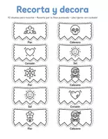 Vista previa - Hojas de trabajo - Cuadernillo Día de Muertos 20 Páginas | Para niños - página 1