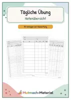 Vorschau - Arbeitsblätter - Tägliche Übung: Auswertung - Deckblatt
