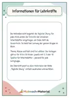 Vorschau - Arbeitsblätter - Tägliche Übung: Auswertung - Seite 1