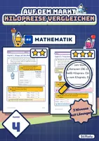 Vorschau - Arbeitsblätter - Markt Mathematik Klasse 4 | Kilopreise und Gewichte, Angebote vergleichen | mit Lösungen - Deckblatt