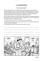anteprima - Esercizi - La poliomielite: classi 1ª–2ª media - Pagina 1