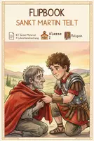 Vorschau - Stundenentwürfe - Unterrichtsreihe - Flipbook - Sankt Martin - Deckblatt