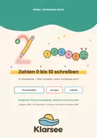 Vorschau - Arbeitsblätter - Mathe Komplettpaket Zahlenraum 20 | 14 Hefte mit 220 Arbeitsblättern | Klasse 1 & Förderschule - Seite 1