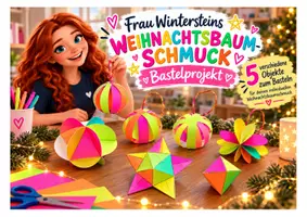 Vorschau - Mal- und Bastelvorlagen - Weihnachtsbaumschmuck zum Basteln aus Papier - Seite 1