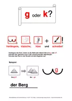 Vorschau - Arbeitsblätter - Die Auslautverhärtung und Mehrzahlbildung - Seite 1