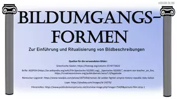 Vorschau - Bildkarten - Bildumgangsformen - Deckblatt