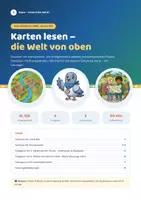 Vorschau - Arbeitsblätter - Karten lesen – Legende und Höhen Kl. 5/6 - Deckblatt
