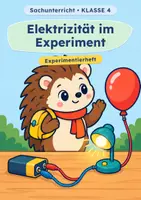 Vorschau - Arbeitsblätter - Elektrizität, Experimentierheft, Klasse 4 - Deckblatt