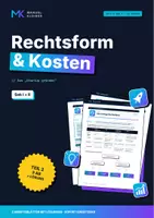 Vorschau - Arbeitsblätter - Rechtsform & Break-even – Teil 2 - Deckblatt