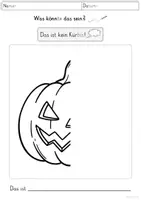 Vorschau - Arbeitsblätter - think outside the box Halloween - Das ist kein... Weitermalbild - Seite 3