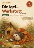Vorschau - Arbeitsblätter - Igel im Herbst: Die Igel-Werkstatt Kl. 1–2 - Seite 1