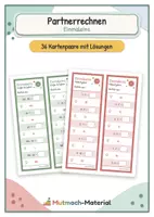 Vorschau - Fördermaterial/Inklusion - Partnerrechnen: Einmaleins - Deckblatt