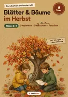 Vorschau - Arbeitsblätter - Blätter & Bäume im Herbst: Forscherheft Kl. 3–4 - Deckblatt