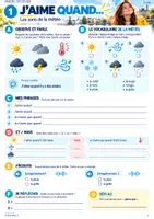 Vista previa - Unidades / Secuencias / Situaciones de Aprendizaje - La météo – El tiempo en francés | Unidad didáctica completa - página 1
