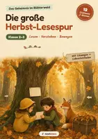 Vorschau - Arbeitsblätter - Herbst-Lesespur: Das Geheimnis im Blätterwald Kl. 2–3 - Deckblatt