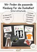 Vorschau - Arbeitsblätter - passende Kleidung für die Dunkelheit / Verkehrserziehung / Arbeitsblätter / Farbrad - Deckblatt