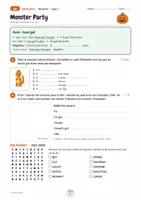 Aperçu - Préparation de séance / Séance complète - Halloween 6e : Monster Party, fiche et 3 jeux - Page 3