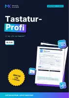 Vorschau - Arbeitsblätter - Gratis: Tastatur-Profi am Computer - Deckblatt
