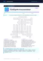 Vorschau - Arbeitsblätter - Kreuzworträtsel: Tabellenkalkulation - Seite 1