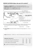 Vorschau - Arbeitsblätter - Maßstab und Entfernungen, Klasse 5–6, Vertretungsstunde - Deckblatt