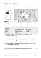 Vorschau - Arbeitsblätter - Niedersachsen Sachunterricht Klasse 3/4: unser Bundesland - Seite 3