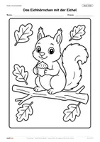 Vorschau - Arbeitsblätter - Herbst Ausmalbilder – 20 Motive für Kunst, Freiarbeit & Vertretungsstunden | Klasse 1–4 - Seite 3