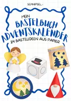 Vorschau - Mal- und Bastelvorlagen - Weihnachten basteln Grundschule Klasse 1 2 3 4 | 24 Bastelvorlagen aus Papier mit Anleitung | Bastel-Adventskalender für Schule & Zuhause - Deckblatt