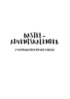 Vorschau - Mal- und Bastelvorlagen - Weihnachten basteln Grundschule Klasse 1 2 3 4 | 24 Bastelvorlagen aus Papier mit Anleitung | Bastel-Adventskalender für Schule & Zuhause - Seite 1