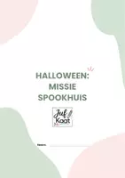 Voorbeeld - Halloween: missie spookhuis - Voorblad