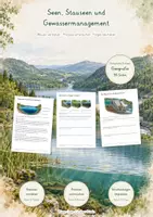 Vorschau - Unterrichtsreihen - Wasser, Meere & Küsten – XXL-Bundle mit 9 großen Lernwerkstätten Geografie & Erdkunde | Wasserkreislauf, Hochwasser, Küstenschutz, Meeresströmungen, Wasserkonflikte & Meeresschutz | Arbeitsblätter mit Lösungen - Seite 1