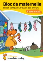 Vorschau - Mal- und Bastelvorlagen - Bloc de maternelle - Relier, comparer, trouver des erreurs À partir de 4 ans - Deckblatt