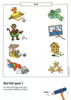 Vorschau - Mal- und Bastelvorlagen - Bloc de maternelle - Relier, comparer, trouver des erreurs À partir de 4 ans - Seite 2