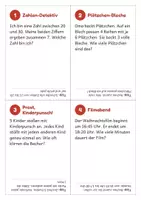 Vorschau - Arbeitsblätter - Mathe-Adventskalender Kl. 3/4 Knobelkarten - Seite 3