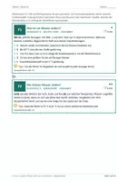 Vorschau - Stundenentwürfe - Chemie: Lernlabor/Lernwerkstatt - Wasser, mehr als ein Lösemittel - Seite 1